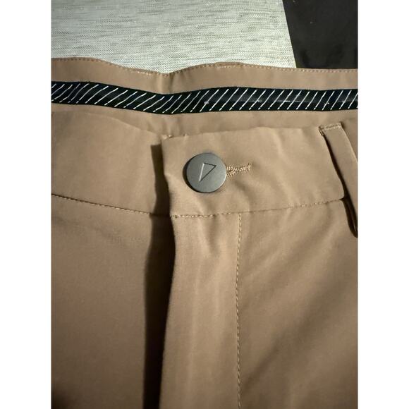 Primo Shorts Mens 36 Brown Performance Stretch Athletic Golf Casual 10” Inseam - Picture 5 of 8